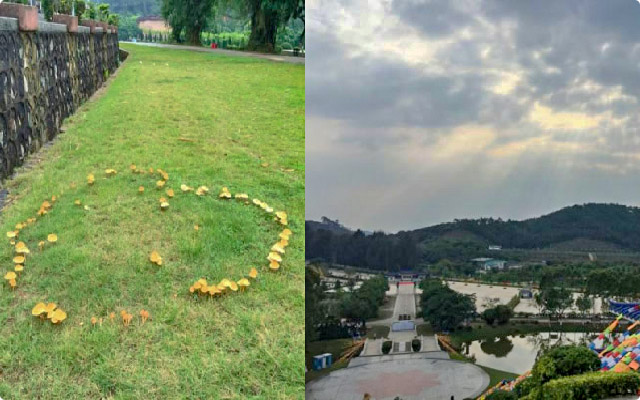 雨后现爱心祥瑞 张挂经幡之时天空现太极祥瑞.jpg 雨后现爱心祥瑞 张挂经幡之时天空现太极祥瑞.jpg