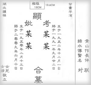 传统碑文写作