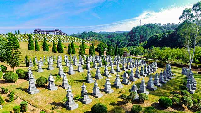 百塔林区_vr720 - 【官网】广州正果万安园 _ 墓地,公墓,墓园